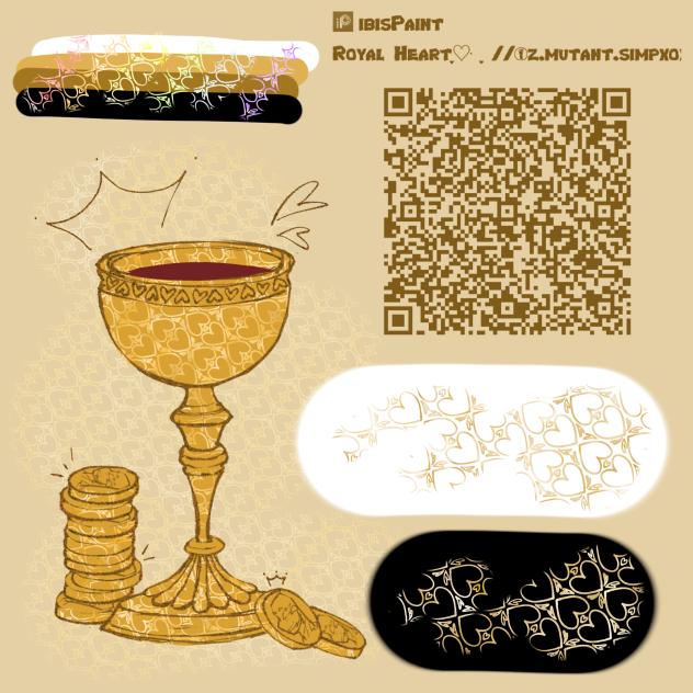 ֶָ♡ּ ֶָ֢Royal Heart ֶָ♡ּ Texture Brush - ibisPaint