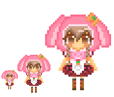 うさぎずきんちゃんドット絵