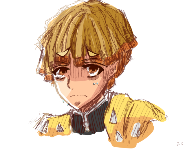 我妻善逸 ラクガキ