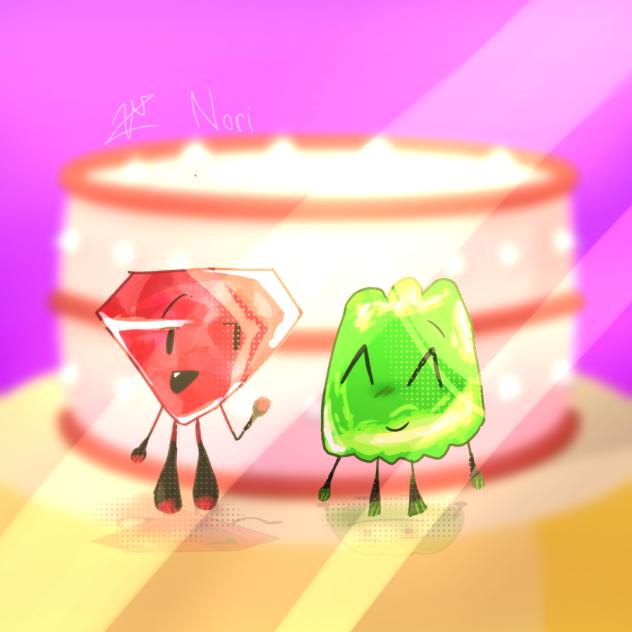 Me and my friend in a Bfdi Roblox game