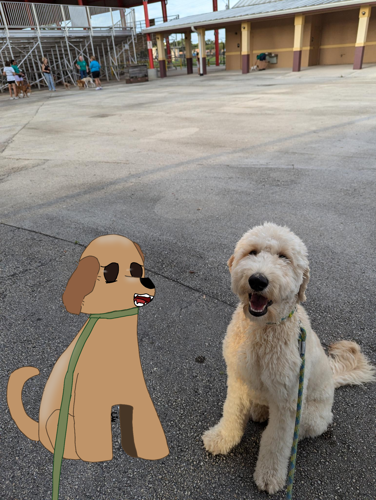I drew an animated version of my dog - ibisPaint