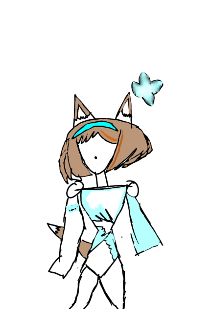 my made up cute anime 1