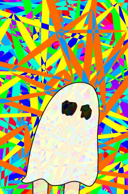 The white ghost needs color