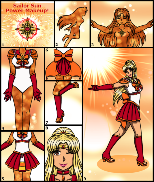 Sailor Sun Transformation [Speedpaint]
