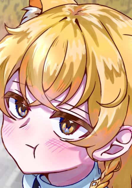 顔面ドアップまりちゃん
