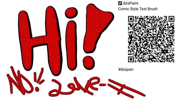 Comic Style Text Brush