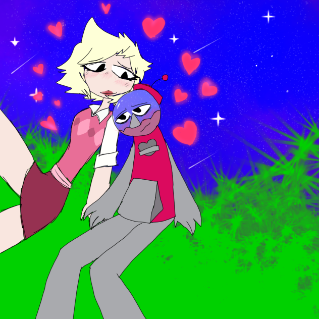 Audrey and benson (the regular show)