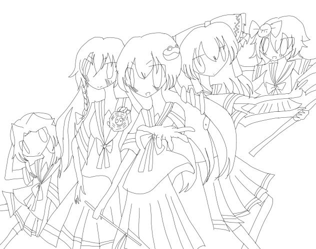 塗り絵大会！