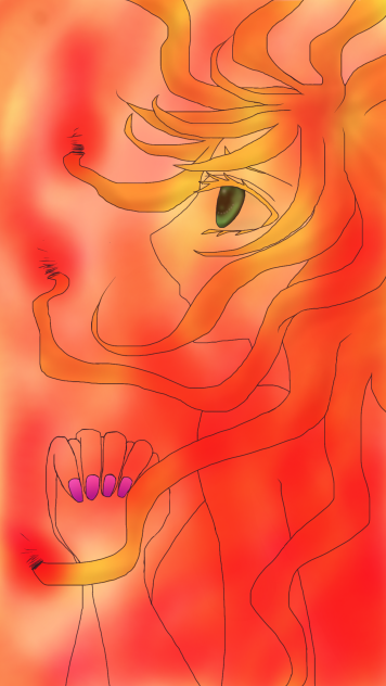 地獄の業火に焼かれながらそれでも天国に憧れる - ibisPaint