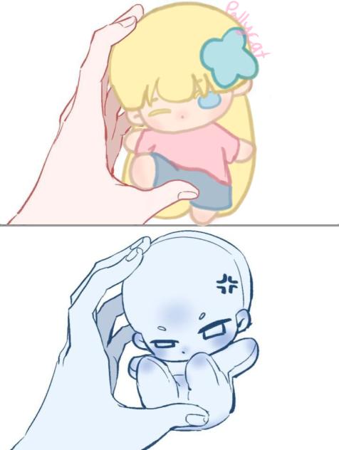 Cute plush doll collab thingie