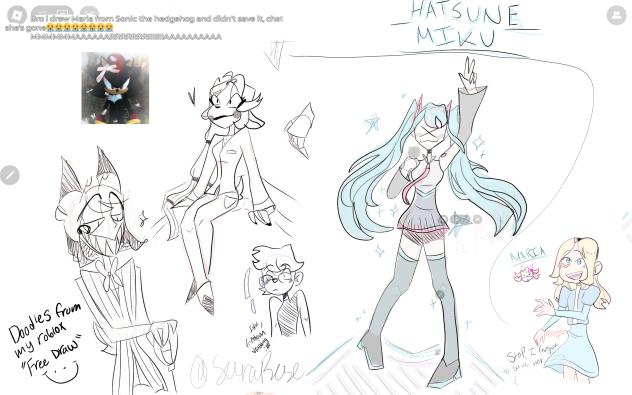 Doodles from my roblox☺️👍