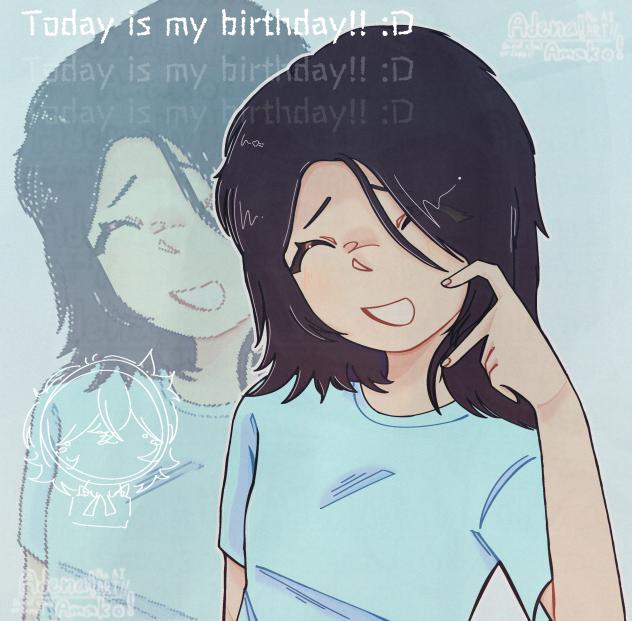 ♥︎. 🩵 Today is my Birthday! 🩵 . ♥︎