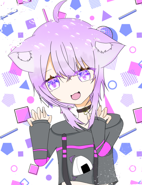初描き猫又おかゆん