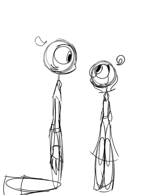 Joey and Audrey (doodle)