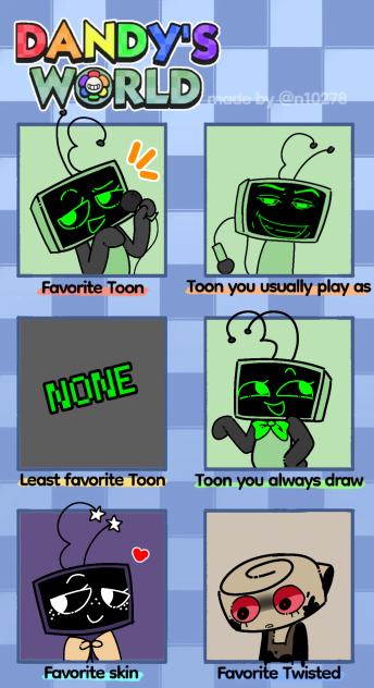 Dandys world Drawing Chart