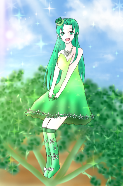オリキャラ  添物パセリちゃん！
