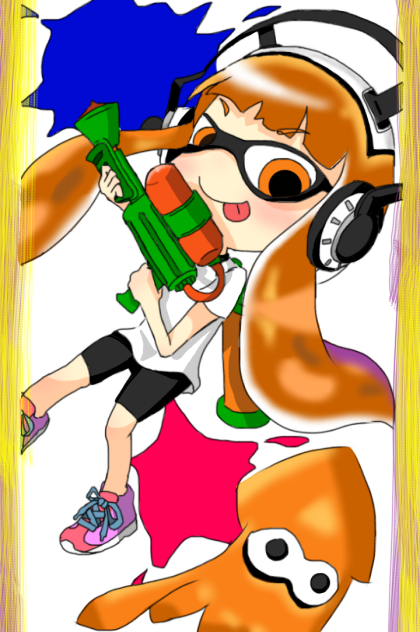 スプラトゥーン　塗ってみた！