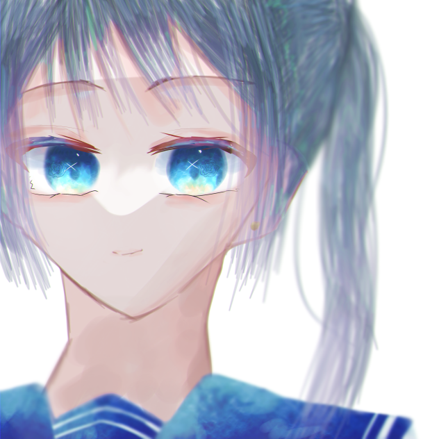 蒼く