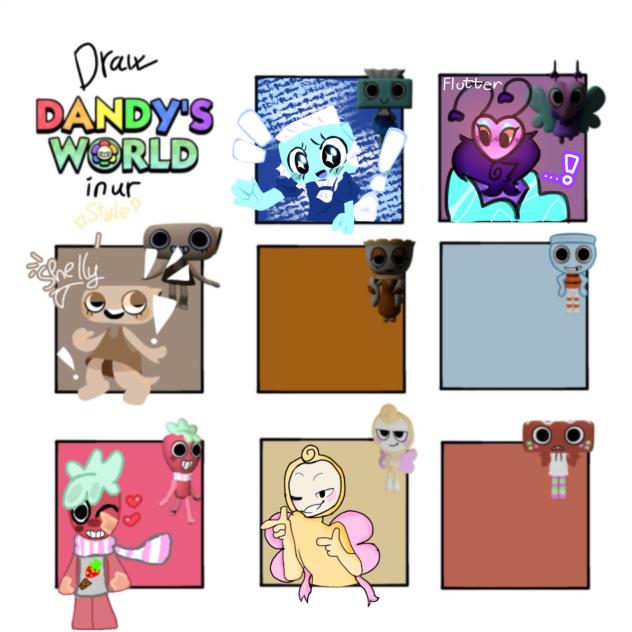 Draw dandy’s world in your style