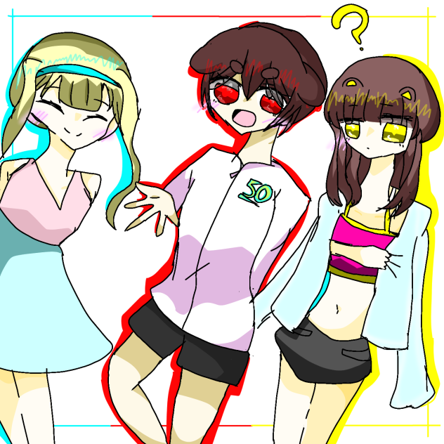 塗り絵参加しました〜もふと人間〜