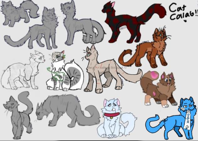 Cat collab - ibisPaint