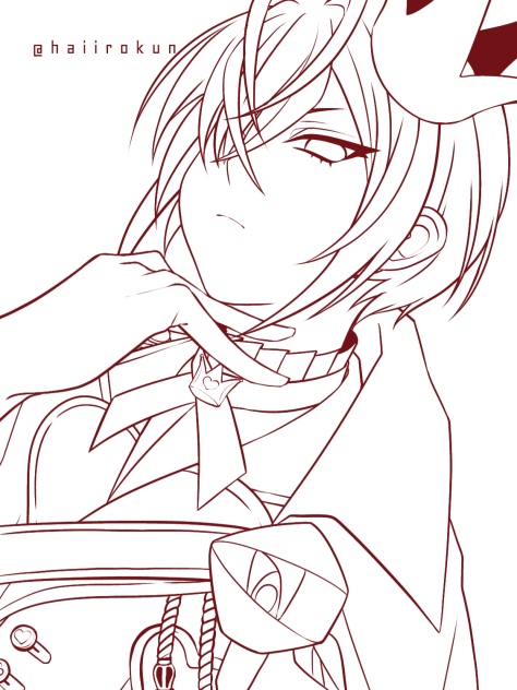 リドル・ローズハート（塗り絵）