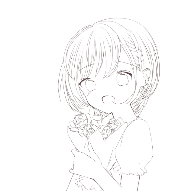 しろくまの塗り絵11