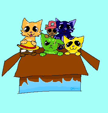 One piece kitties