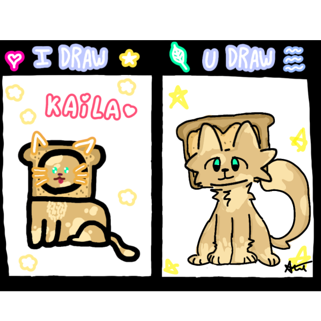 I draw you draw challenge from liza ki