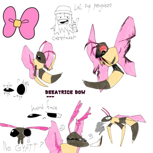 Toon trinkets series; Beeatrice Bow #2