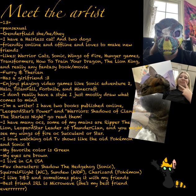 Meet the artist!