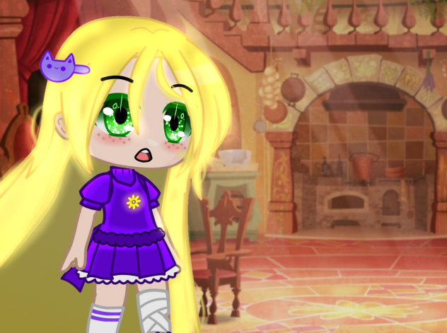 rapunzel as kid my version