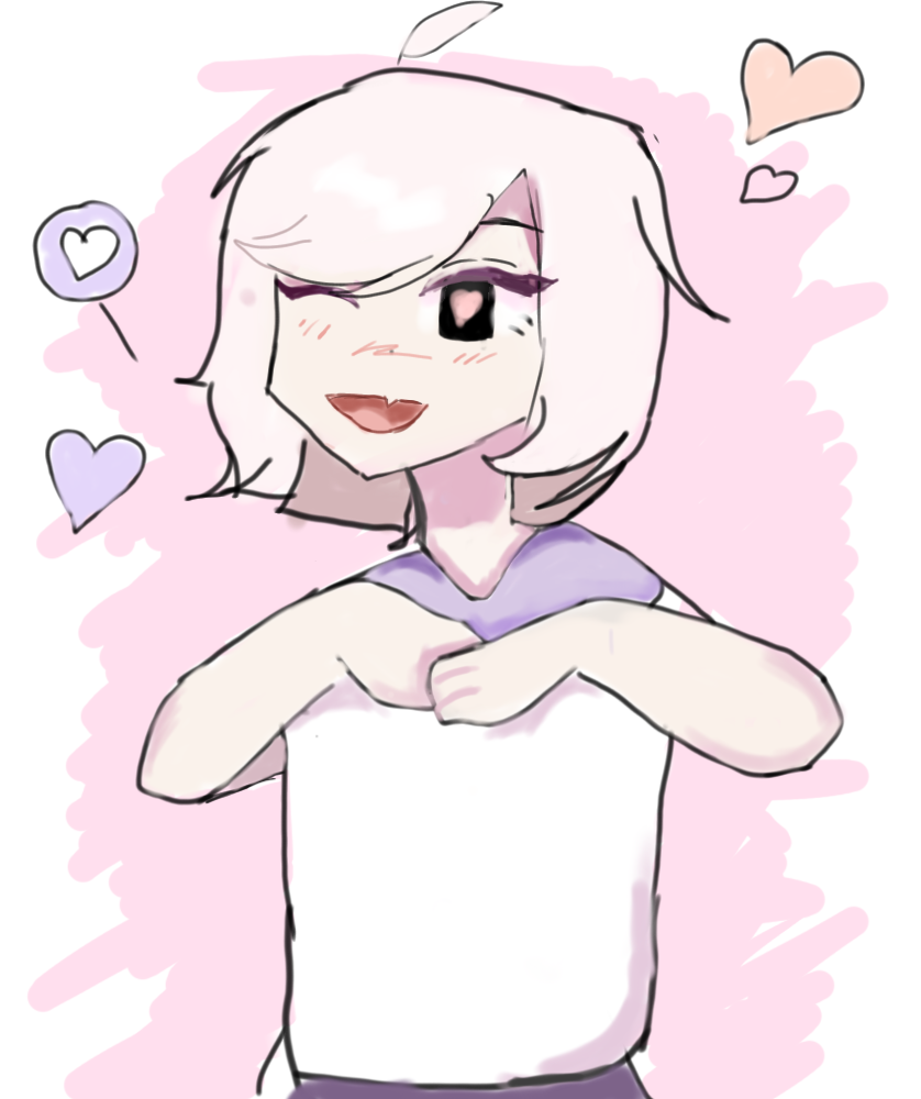 trying to draw my oc in this style - ibisPaint