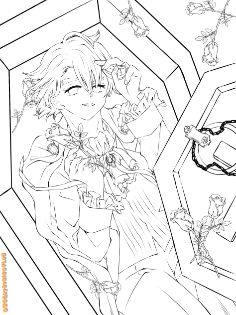 Happy Halloween🎃 線画