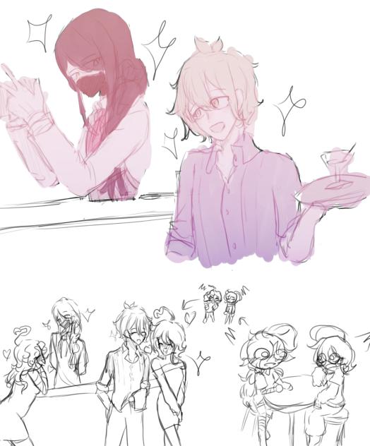 Simps in a bar