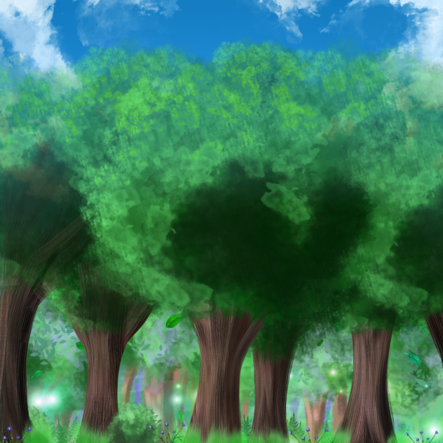 nature forest - ibisPaint