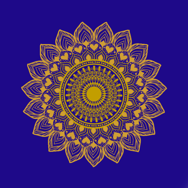 how to draw a simple unique Mandala ibisPaint