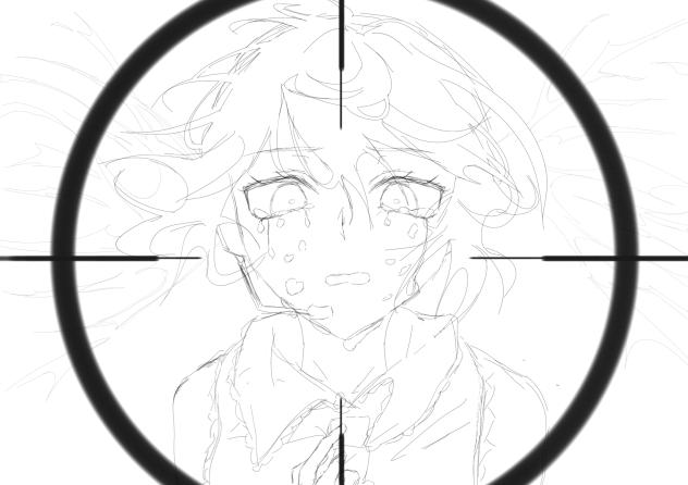 NOを空振った愛の中で　塗り絵