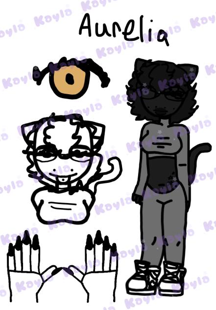 another goth oc(unofficial btw)