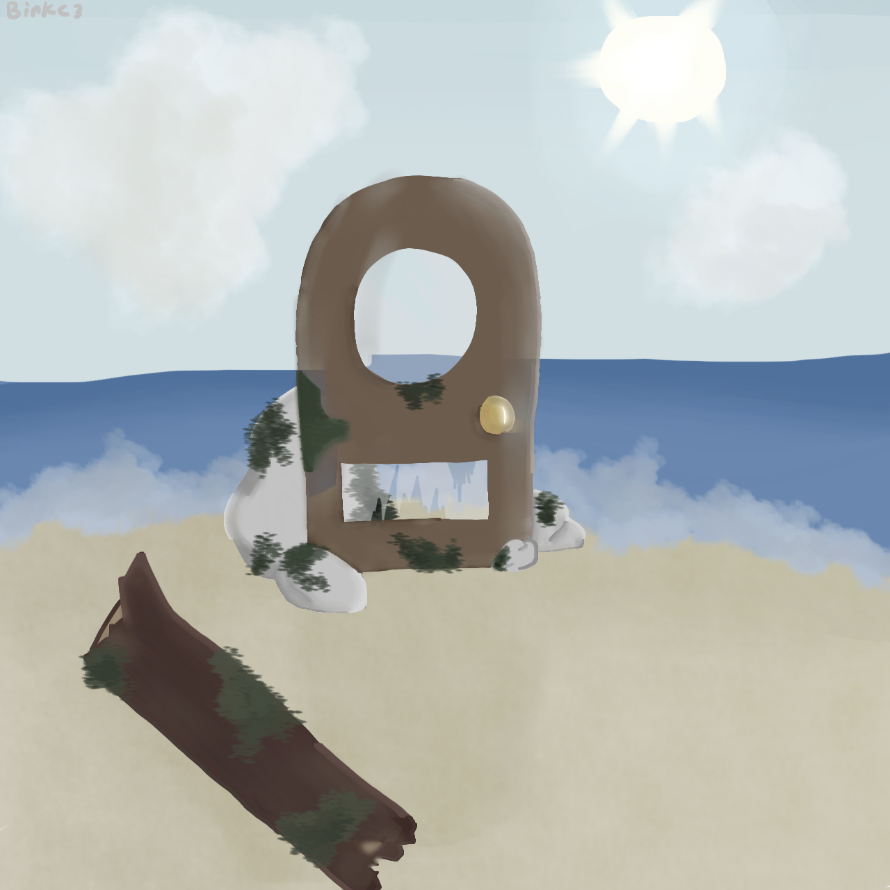 mysterious door 🤔🤔 - ibisPaint
