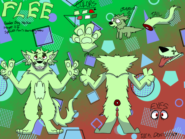 💚🐺FLEE REF SHEET🪓🩸