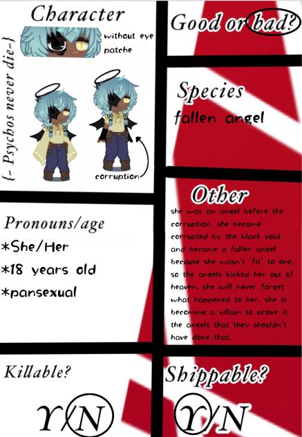 Character sheet 5