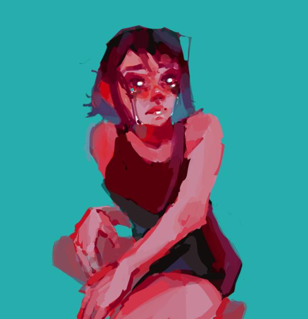 Sad cat expect it’s girl