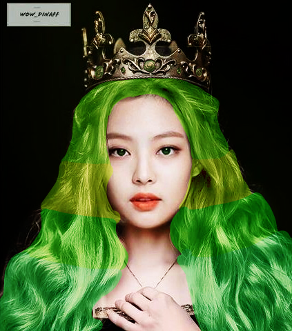 Blackpink Jennie with Earth hair