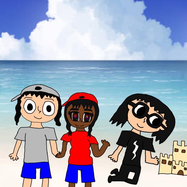 my friends at the beach