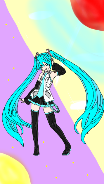 初音ミク   塗ったよー