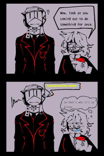 he was feeling silly