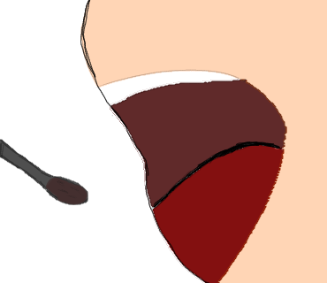 the girl is eating 👁️👄👁️