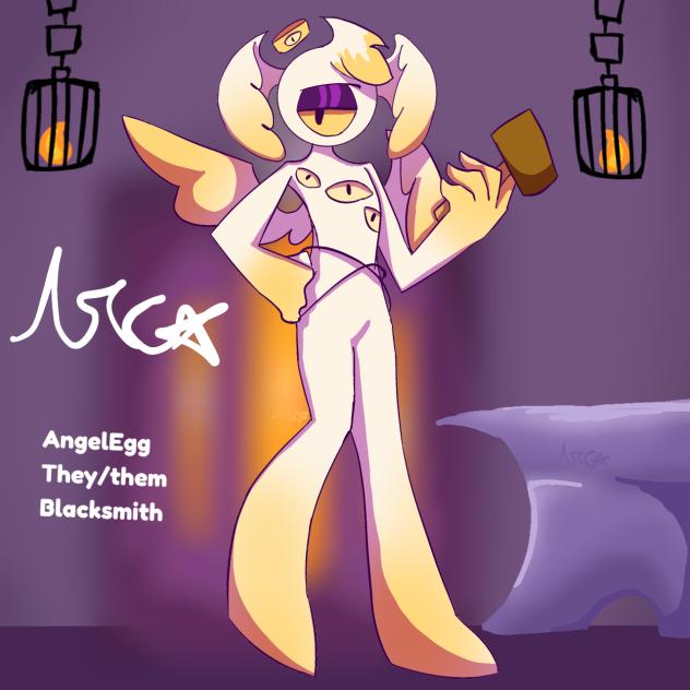 AngelEgg artfight reference