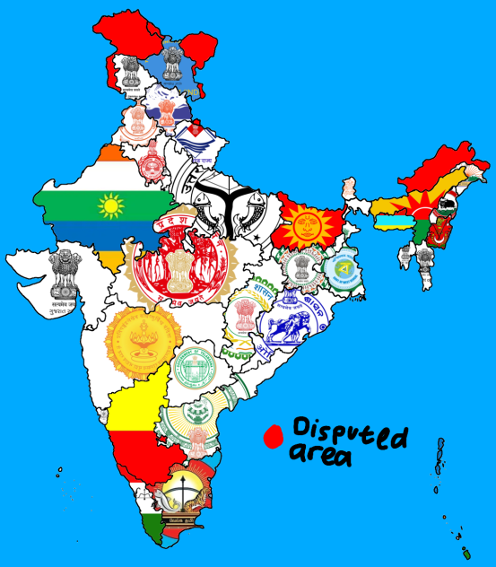 29 state and 7 territories of India